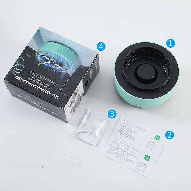 Smoke Removal Air Purification Ashtray - Portable Gadgets For Car and Home