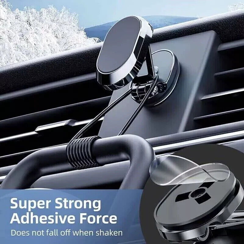 Magnetic Car Phone Holder—Secure, Hands-Free Mount for Safe Driving