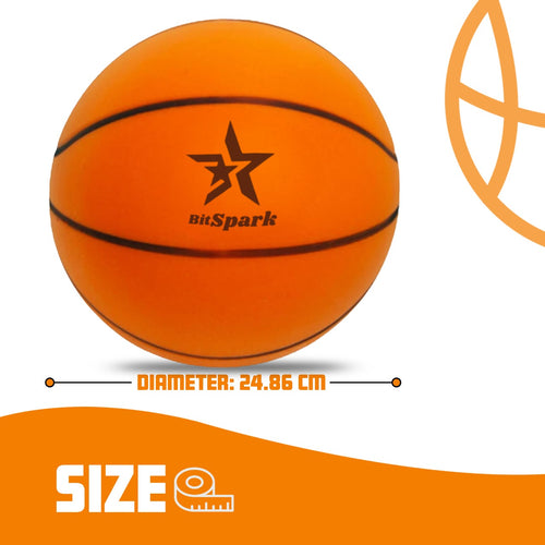 BitSpark Silent Basketball-Durable Indoor & Outdoor for All Courts