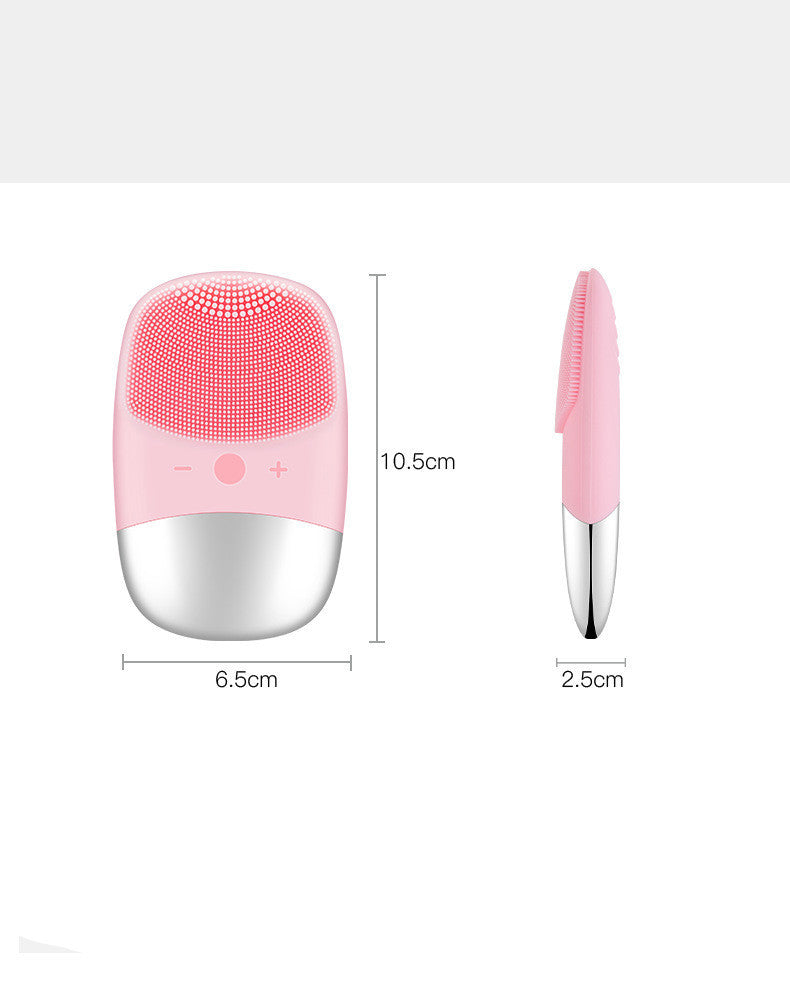2-in-1 Silicone Face Brush: Deep Cleansing & Gentle Exfoliation for Glowing Skin