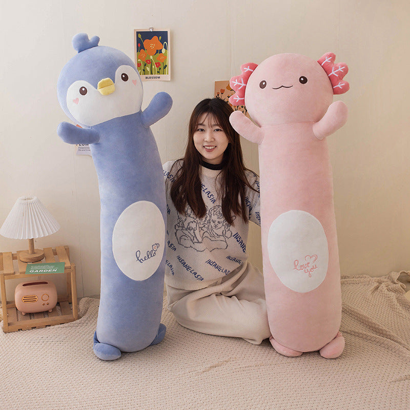 Long Animal Throw Pillow Sleeping Cute Plush Toy