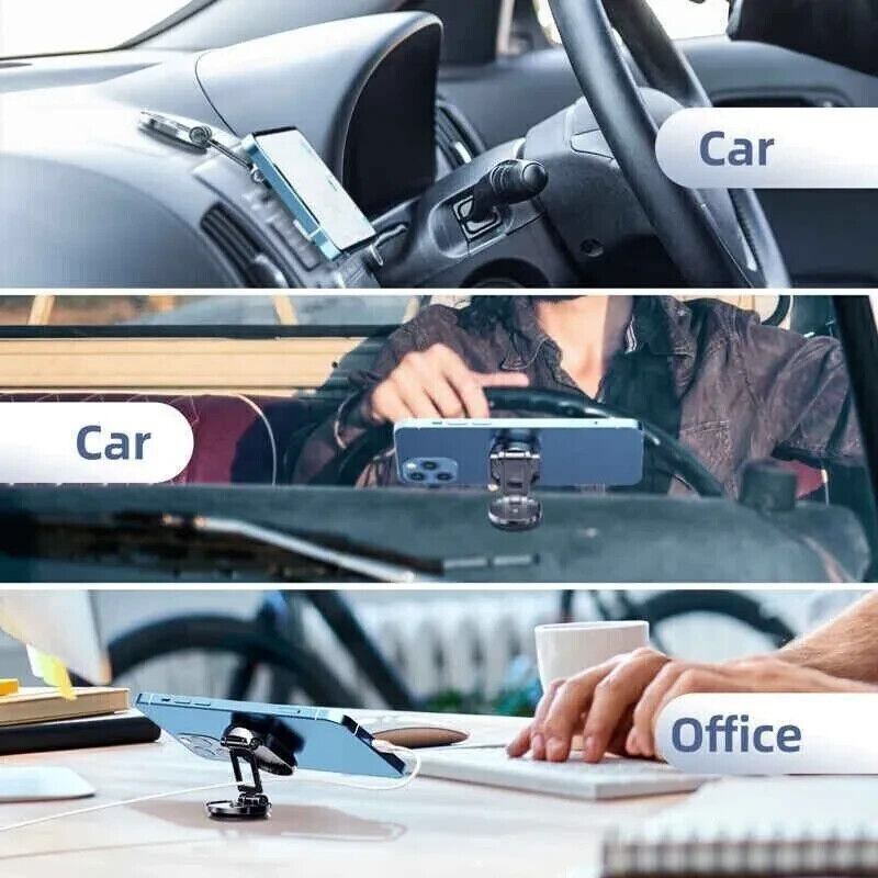 Magnetic Car Phone Holder—Secure, Hands-Free Mount for Safe Driving