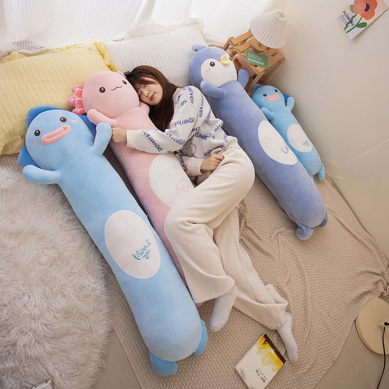 Long Animal Throw Pillow Sleeping Cute Plush Toy